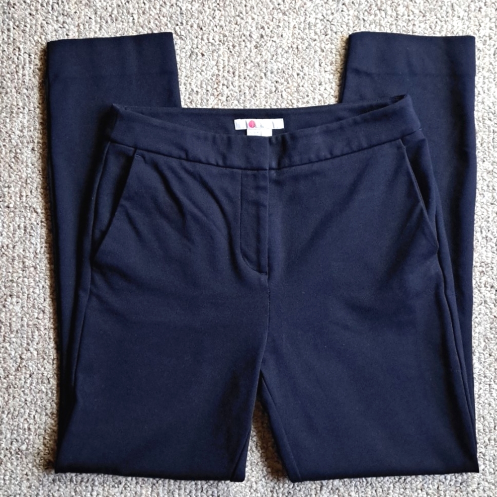 Boden navy blue viscose blend dress pants sz6